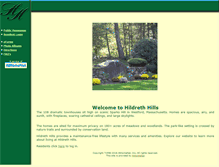 Tablet Screenshot of hildrethhills.com